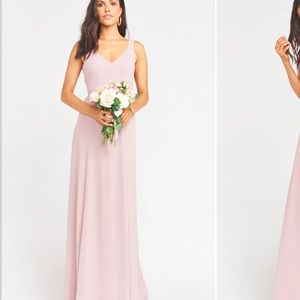 Jenn Maxi Dress ~ Neutral Mauve Chiffon - XS